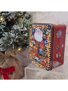 Christmas Santa Claus Tin